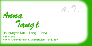 anna tangl business card